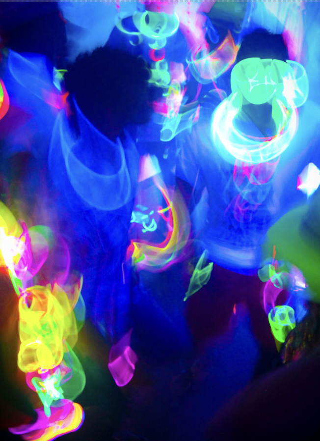 Glow sticks, glowing bracelets, and neon balloons for the MPA PTA Glow Party